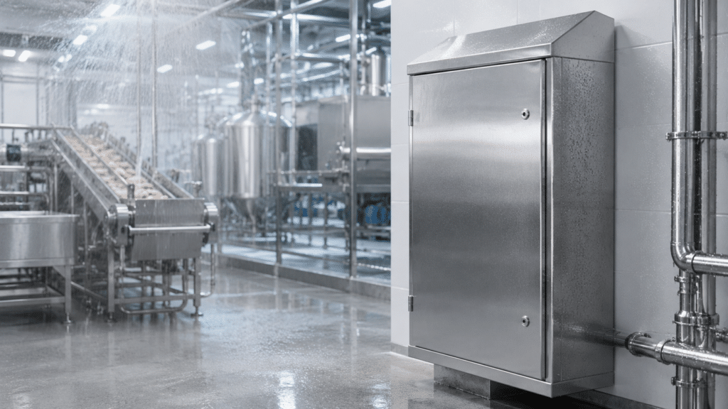 Armari elèctric inoxidable per a la indústria alimentària