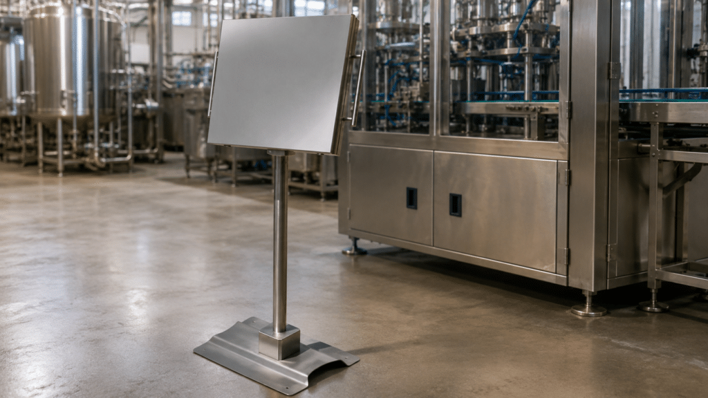 Stainless steel control consoles